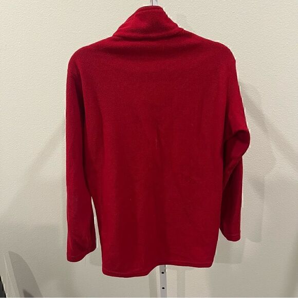 Patagonia 1/4 Zip Fleece Pullover Red Small - Picture 4 of 4